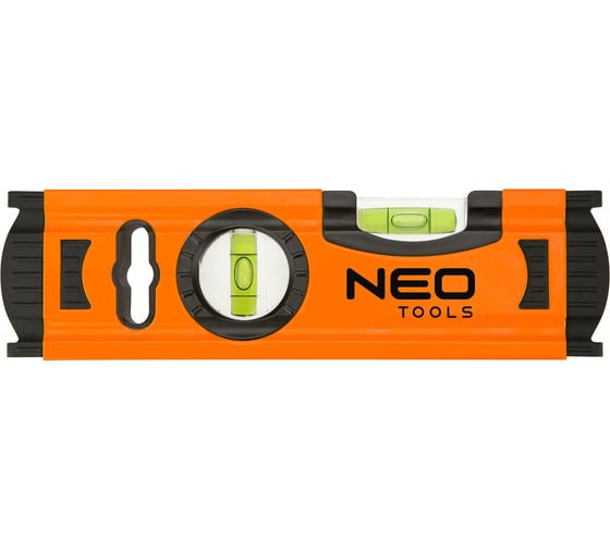 Уровень, алюминиевый 20 см, 2 глазка NEO Tools 71-030 1