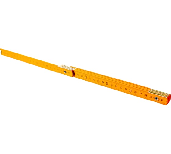 Складной деревянный метр 1 м, желтый Top Tools 26C011