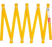 Складной деревянный метр 2 м, желтый Top Tools 26C012