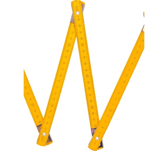 Складной деревянный метр 2 м, желтый Top Tools 26C012