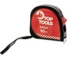 Рулетка, стальная лента 10 м x 25 мм Top Tools 27C239