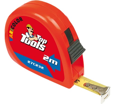 Рулетка, стальная лента 2 м x 12.5 мм Top Tools 27C232