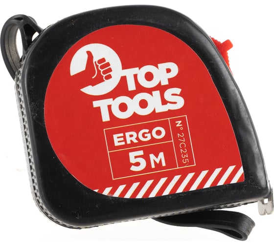 Рулетка Top Tools стальная лента 5 м x 16 мм 27C235