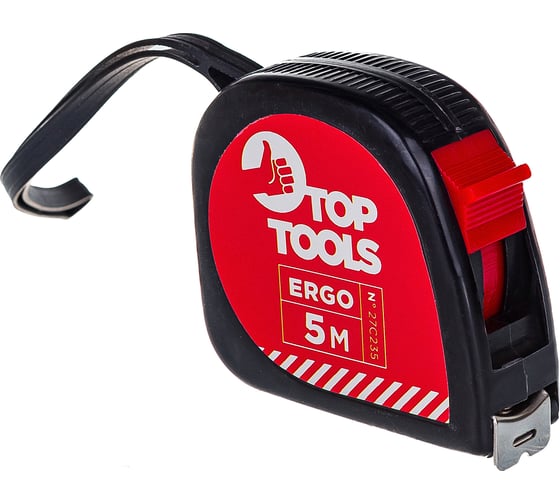 Рулетка Top Tools стальная лента 5 м x 16 мм 27C235