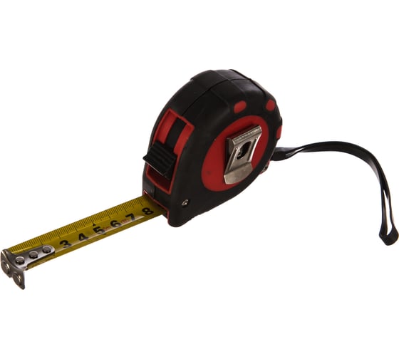 Рулетка Top Tools стальная лента с магнитом кнопкой паузы 5 м x 19 мм 27C124