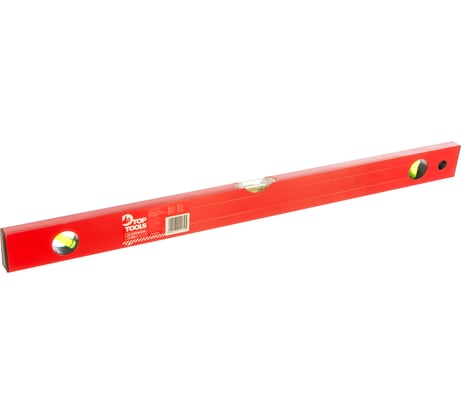 Уровень алюминиевый анодированный Top Tools 600 мм 3 глазка 29C402