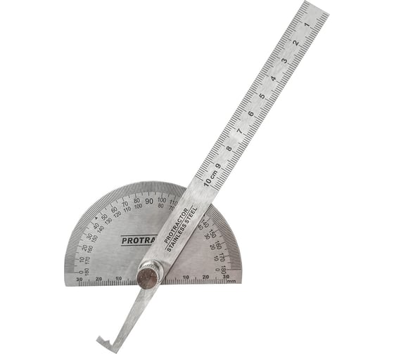 Транспортир с линейкой ООО "ОПТИКОМ ЭЛЕКТРИК" 100 мм 2002.0150 1