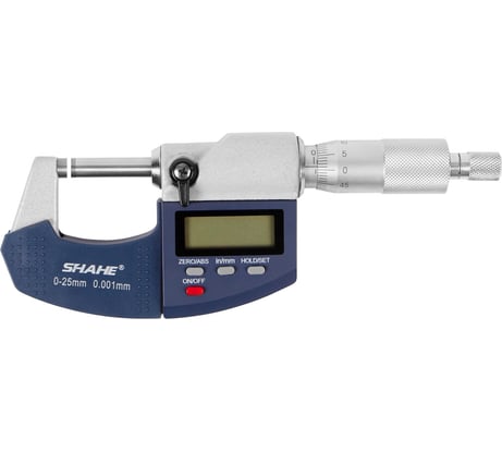 Микрометр SHAHE МКЦ- 25 0,001 электронный, металлическая МГ (ГРСИ 92331-24) 1091431