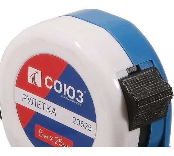Рулетка 5x25мм, пластиковый корпус Союз 20525