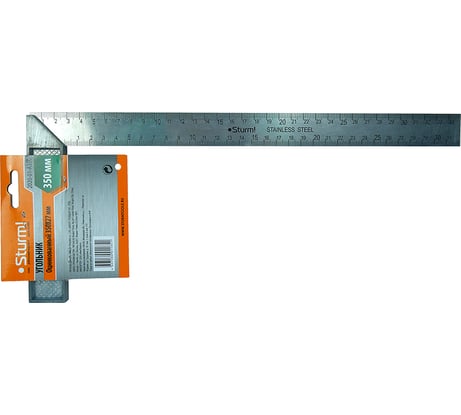 Угольник 350 мм, алюминиевый, профессиональный Sturm 2020-01-A350