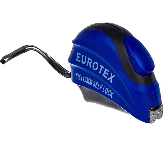 Рулетка с нейлоновым покрытием ленты 5м х 19мм EUROTEX 050115-005-019