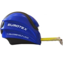 Рулетка с нейлоновым покрытием ленты 7,5м х 25мм EUROTEX 050115-075-025