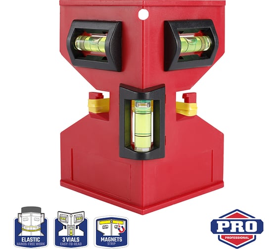 Угловой магнитный уровень WORKPRO WP262029