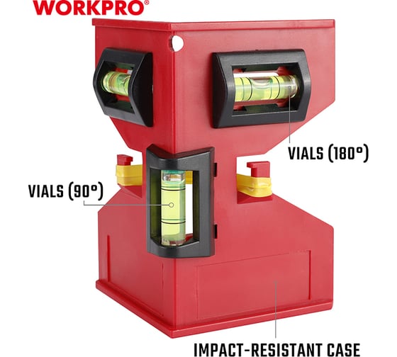 Угловой магнитный уровень WORKPRO WP262029