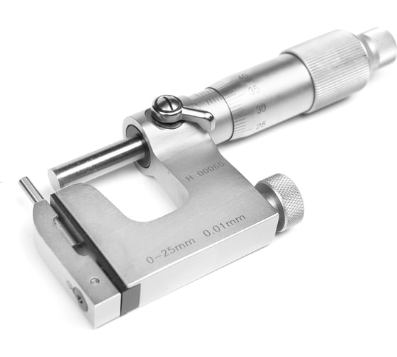 Микрометр SHAN МКУ- 25 0,01 с плоской пяткой (ГРСИ №75427-19) 862861