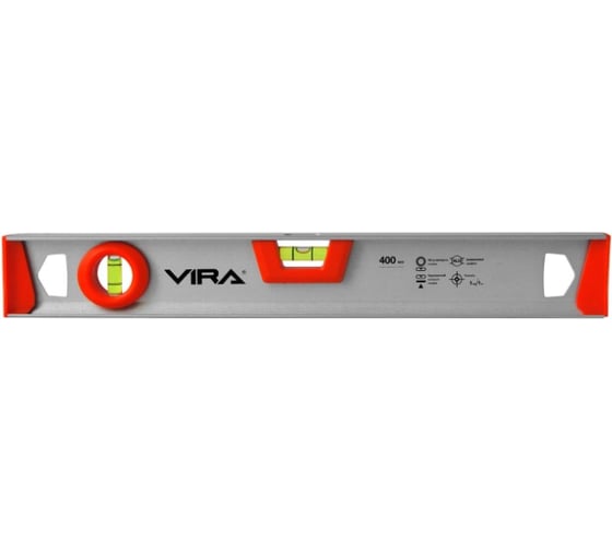 Уровень с фрезерованной гранью 400 мм VIRA 100150