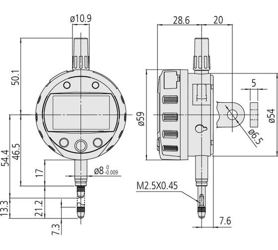 Измерительная головка 12,7мм MITUTOYO 543-300B