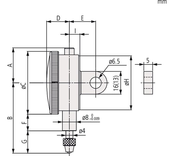 Измерительная головка MITUTOYO DG0,001-1MM 1109SB-10