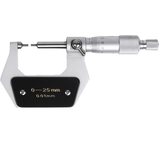 Микрометр с мал.изм.губ. SHAN МК-МП- 25 0.01 450358