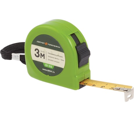 Рулетка Дело техники 3 м х 16 мм 101103