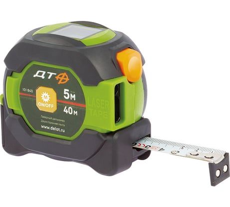 Рулетка 5М с лазерным дальномером 40М Дело техники 101840