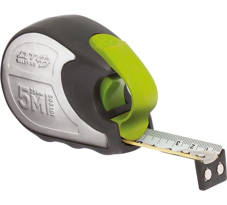 Металлическая рулетка с нейлоновой лентой 5мх25мм Дело техники 101505