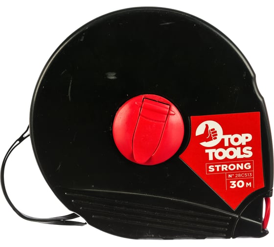 Лента измерительная, стекловолокно, 30 м Top Tools 28C513