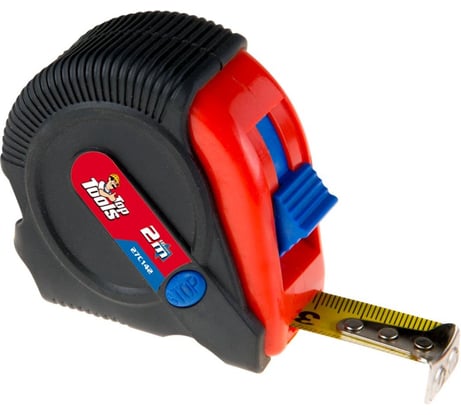 Рулетка, стальная лента 2 м x 16 мм, магнит Top Tools 27C142