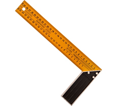 Столярный угольник 300х130мм с 2-мя шкалами YX12-030T GRIFF 026726