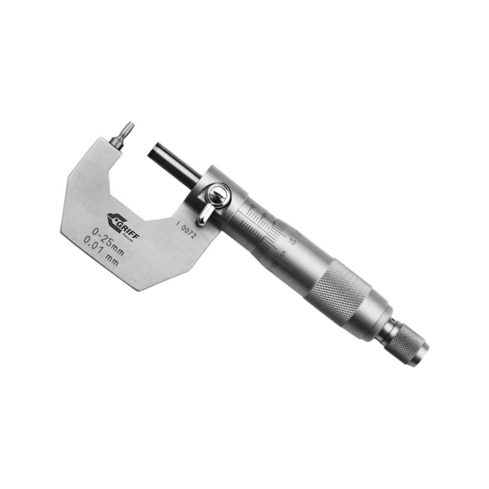 Микрометр МТ 25 ГОСТ 6507-90 производство Guilin Measuring тип А GRIFF ...