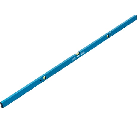 Алюминиевый усиленный уровень 1800 мм, толщина профиля 2 мм, 3 глазка GROSS 33638