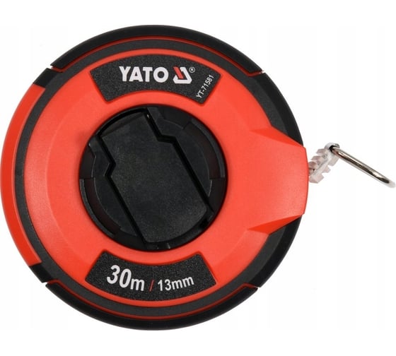 Мерная лента YATO стальная, 30 м, 13 мм YT-71581