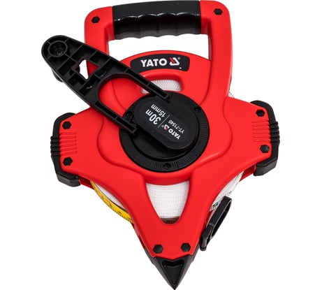 Геодезическая мерная лента YATO фибергласовая, 30 м, 15 мм YT-71540