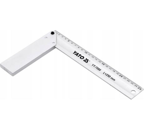 Угольник столярный алюминиевый YATO 250мм YT-7080 37147080 092 1