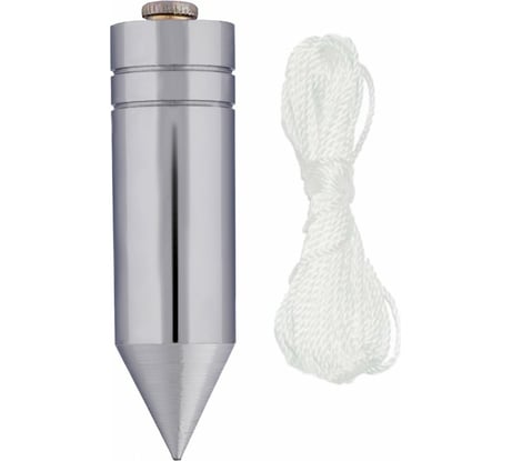 Цилиндрический отвес (250 г, шнур 5 м) MATRIX 84887