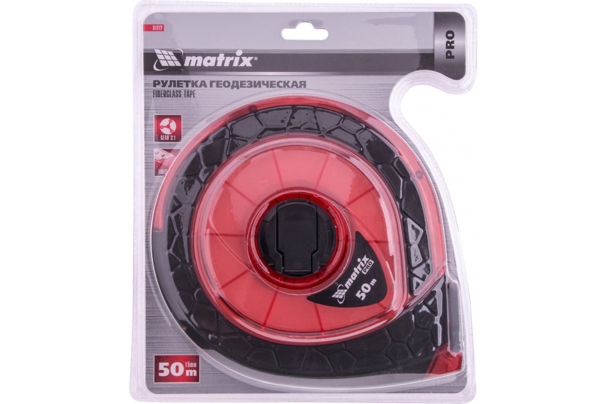 Геодезическая рулетка MATRIX 50 м х 15 мм 31272 - выгодная цена, отзывы ...