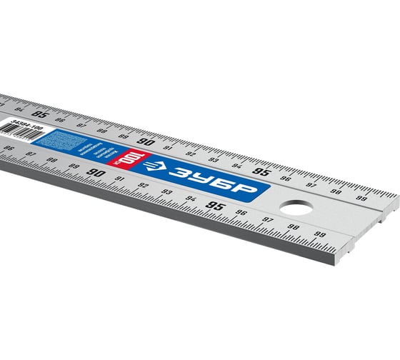 Усиленная алюминиевая линейка ЗУБР Апл 1 м 34384-100