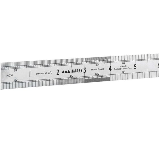 Линейка из нержавеющей стали 150ММ/6" Stanley М/Е 0-35-400 1