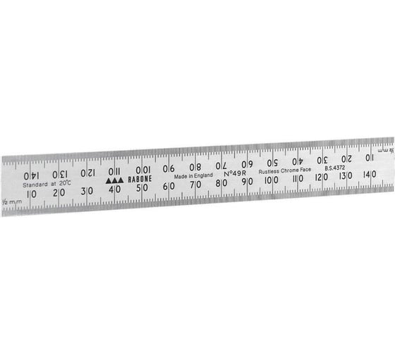 Линейка из нержавеющей стали 150ММ/6" Stanley М/Е 0-35-400