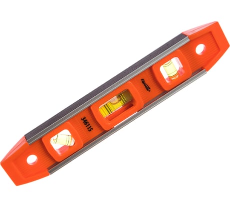 Усиленный уровень SPARTA "Торпедо" 235 мм, 3 глазка, пластмассовый 346115