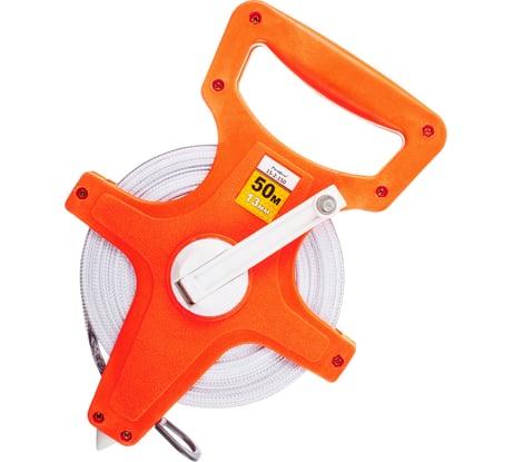 Геодезическая фибергласовая мерная лента РемоКолор 50 м, 13 мм 15-2-150