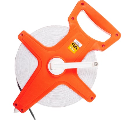 Геодезическая фибергласовая мерная лента РемоКолор 100м, 13мм 15-2-100