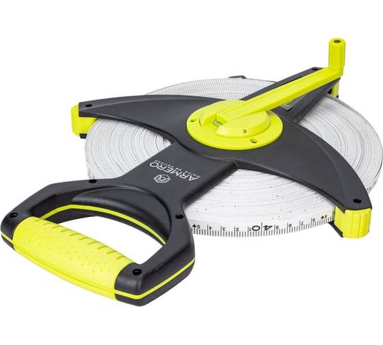 Измерительная фиберглассовая лента Armero 100 м AI11-100/A112/100