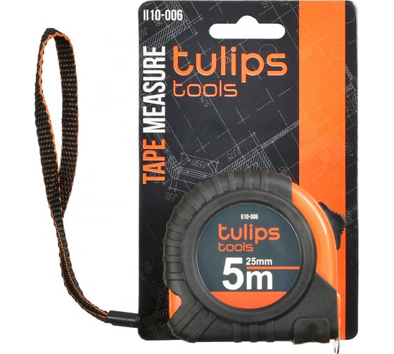 Рулетка 5м/25 мм Tulips tools II10-006