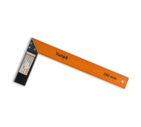 Угольник строительный стальной 600 мм Tulips tools II11-337