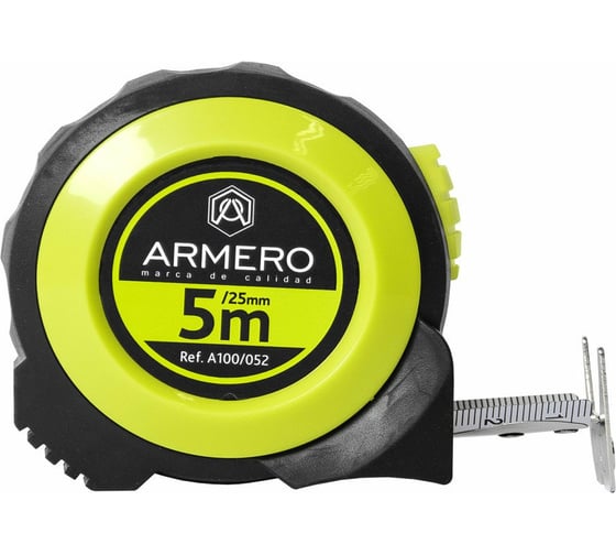 Рулетка с автоблокировкой Armero 5 м/25 мм A100/052