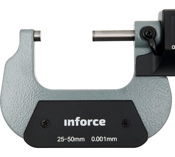 Цифровой микрометр Inforce 25-50мм/1-2"*0.001мм/0.00005" 06-11-45