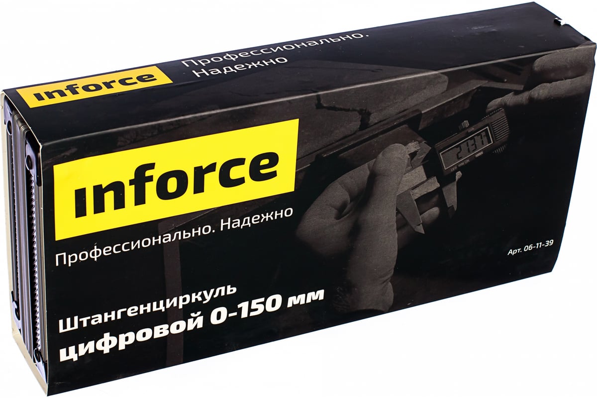 Цифровой штангенциркуль 0-150мм Inforce 06-11-39 - выгодная цена, отзывы,  характеристики, 1 видео, фото - купить в Москве и РФ