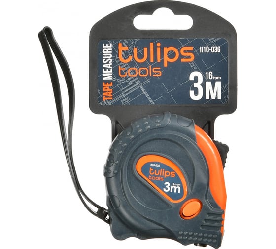 Рулетка 3 м/16 мм Tulips tools II10-036
