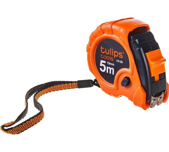 Рулетка с 3 фиксаторами 5 м/19 мм Tulips tools II10-305